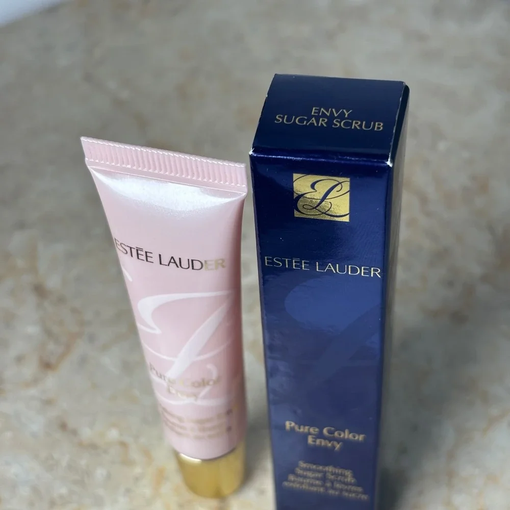 Estee Lauder Pure‎ Color Envy Smoothing Sugar Scrub 0.42 oz Pink Exfoliating Lip